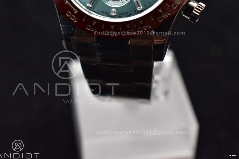 1:1 116506 QF Best SH4130 Weight) Dial Blue Edition Crystal Markers Bracelet SS on Ice V3 Daytona (Gain 0215